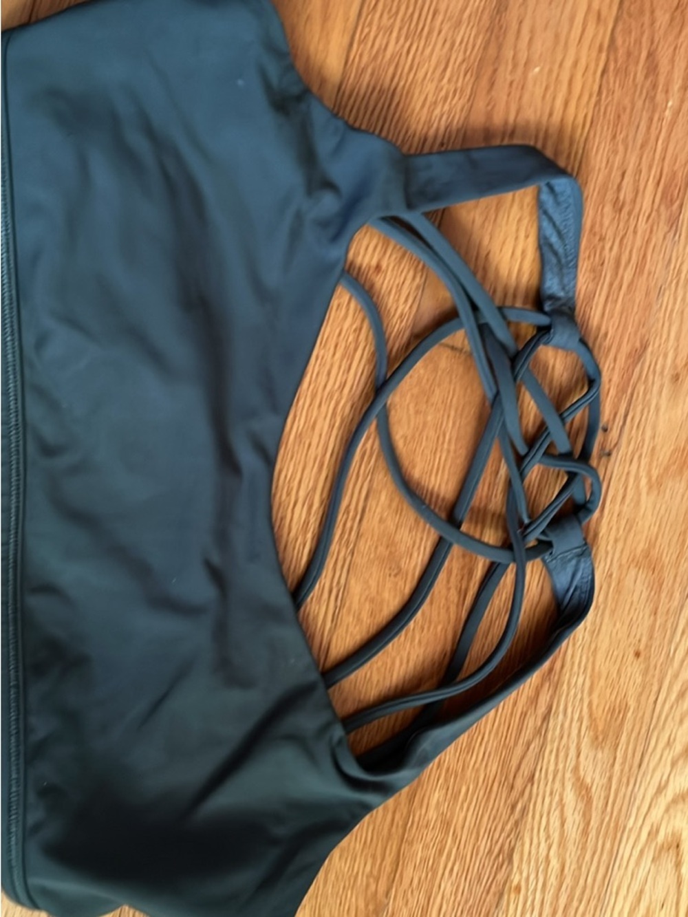 lululemon athletica Strappy Sports Bra in Dark Teal